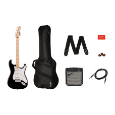 SONIC STRATOCASTER PACK MN BLACK Электрогитара