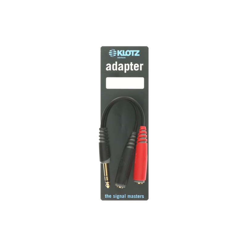 Адаптер KLOTZ AYS-1 Y-CABLE ADAPTER BLACK