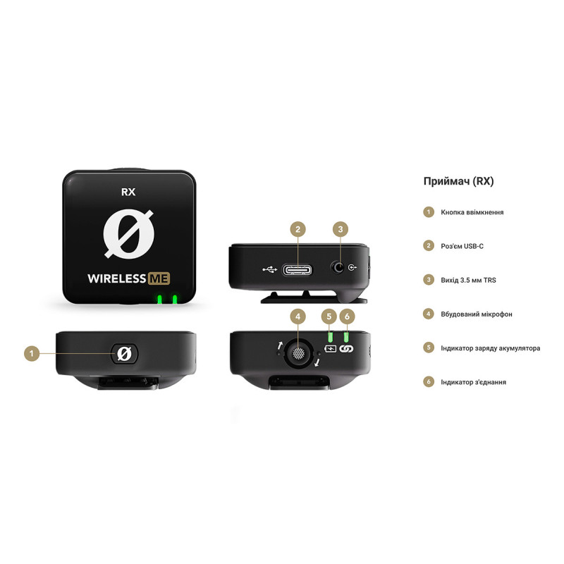 RODE Wireless ME Dual Мікрофонна радіосистема