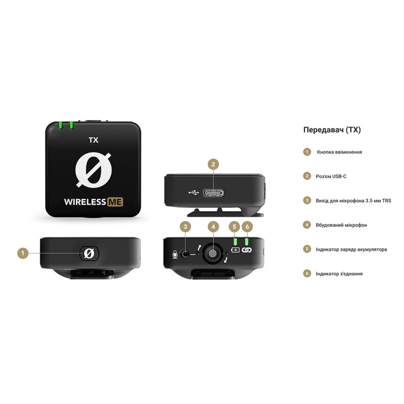 RODE Wireless ME Dual Мікрофонна радіосистема