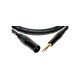 Кабель мікрофонний KLOTZ TITANIUM STARQUAD ANALOG AUDIO CABLE WITH MALE XLR TO BALANCED JACK PLUG 3 M