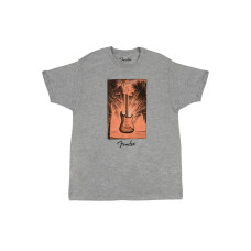 FENDER SURF TEE GREY HEATHER XL Футболка