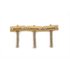 FENDER AMERICAN VINTAGE TELECASTER COMPENSATED BRIDGE SADDLES (3) Набір сідел для гітар