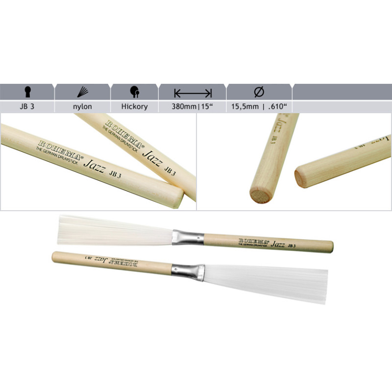 Brushes Jazz JB3