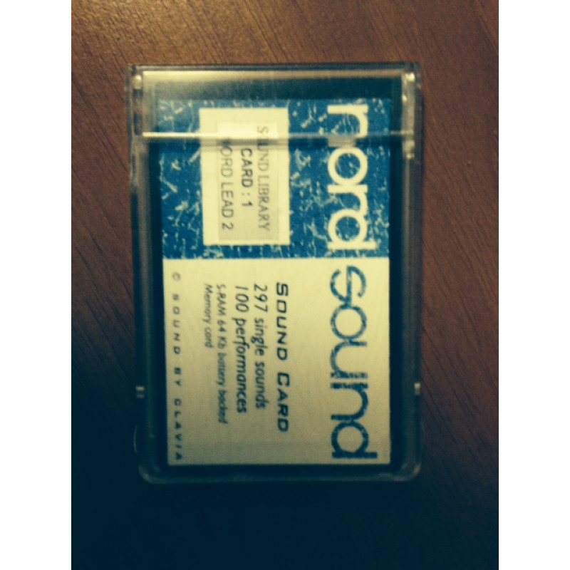 Clavia Sound Library 1 Nord 2