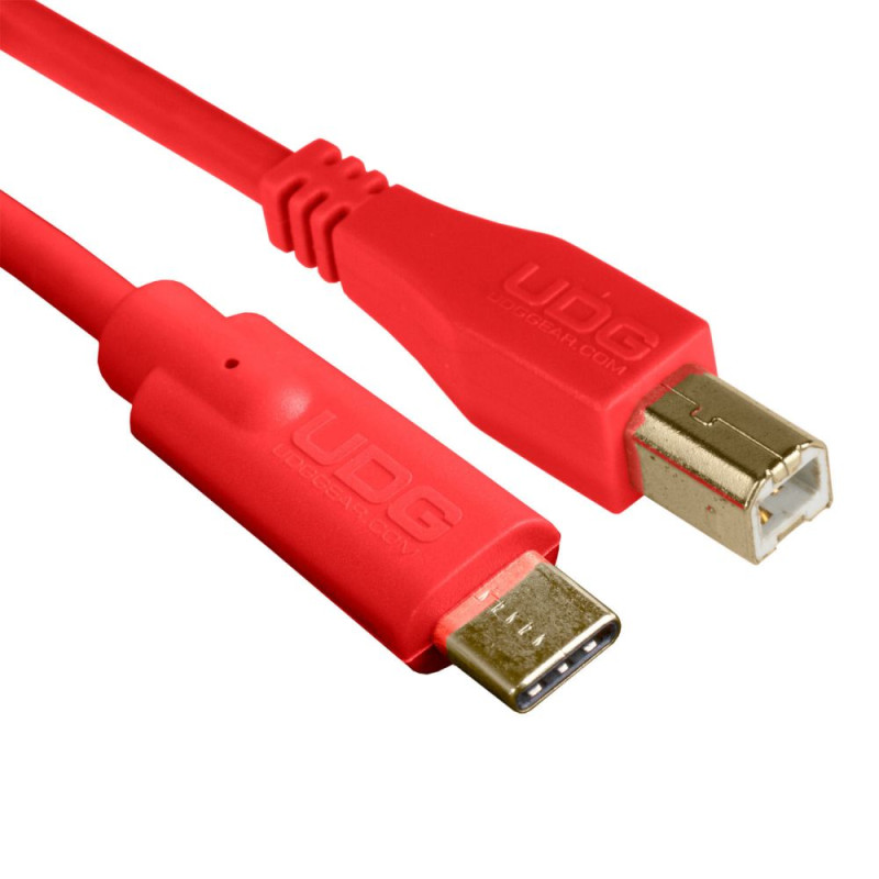 UDG Ultimate Audio Cable USB 2.0 C-B Red 1,5m