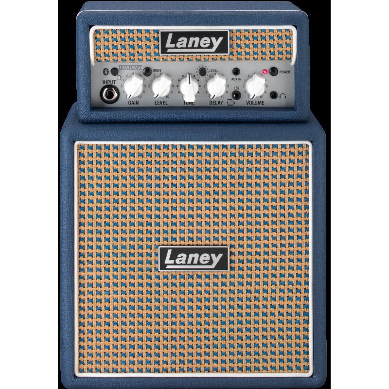 LANEY MINISTACK-B-LION Портативний стек-формат гітарний комбо 6Вт (2×3Вт стерео), Bluetooth, серія Lionheart з цифровою затримкою та LSI розумним інтерфейсом