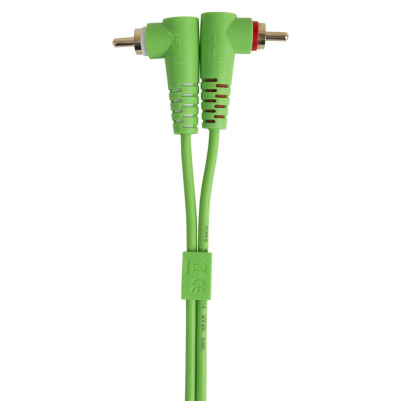 Set RCA Straight-RCA Angled Green 3m (U97005GR)
