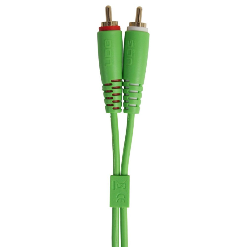 Set RCA Straight-RCA Angled Green 3m (U97005GR)
