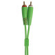 Set RCA Straight-RCA Angled Green 3m (U97005GR)