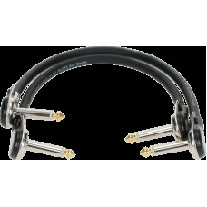 KLOTZ KPKCD0.15FF Інструментальний Vintage Panhead патч‑кабель 15 см, 2×кутовий Jack 6.3 мм