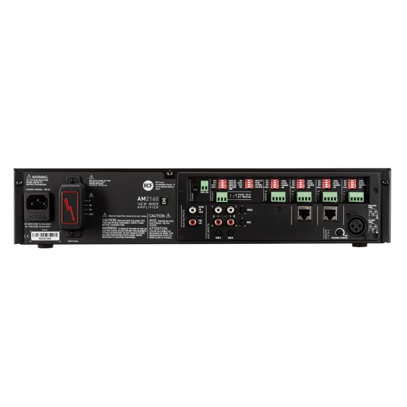 RCF AM 2160 Цифровий мікшерний підсилювач 160 Вт для 100V ліній