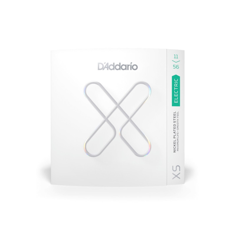 D'ADDARIO XSE1156 XS Coated Electric Guitar Strings, Medium Top/Extra Heavy Bottom (11-56) Струни для електрогітари