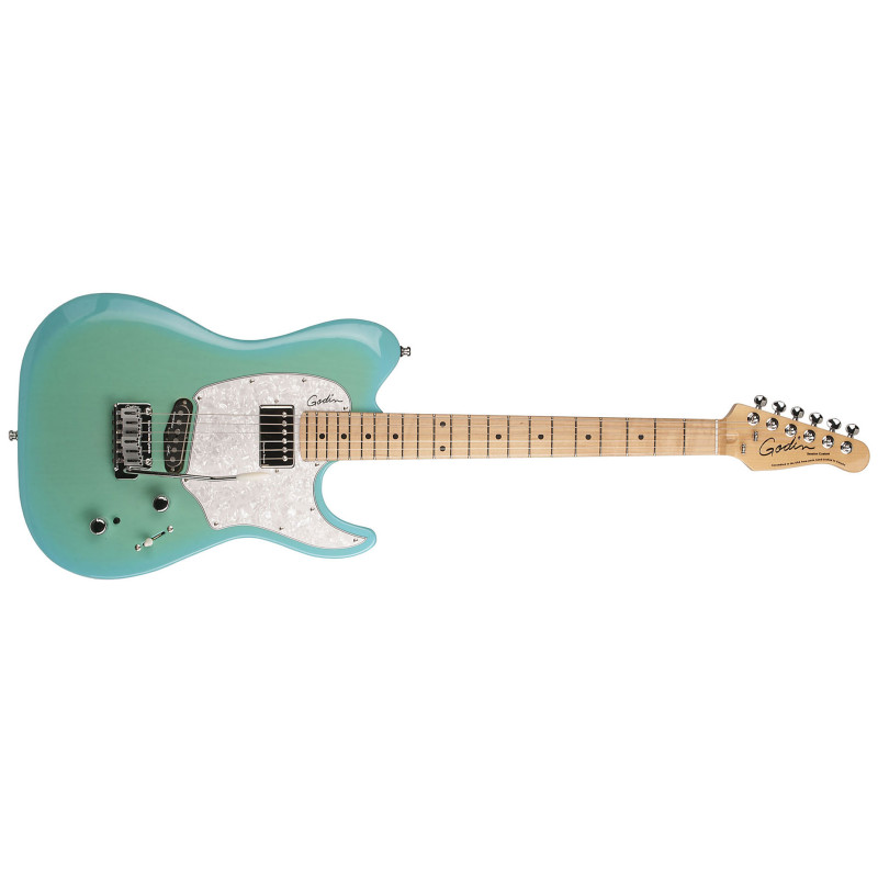 GODIN 040926 - Session Custom 59 Limited Coral Blue HG MN with bag Электрогитара