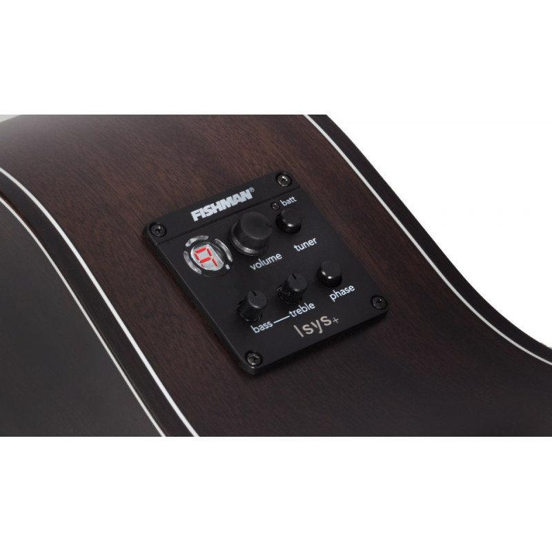 SCHECTER ORLEANS STUDIO AC SSTBLK Акустическая гитара с датчиком