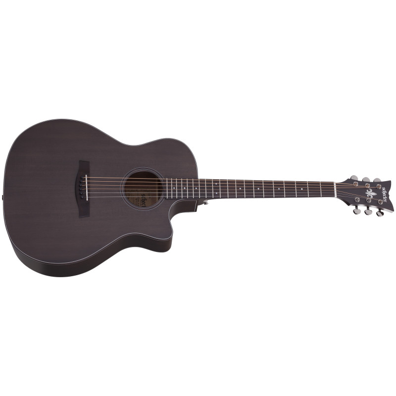 SCHECTER ORLEANS STUDIO AC SSTBLK Акустическая гитара с датчиком
