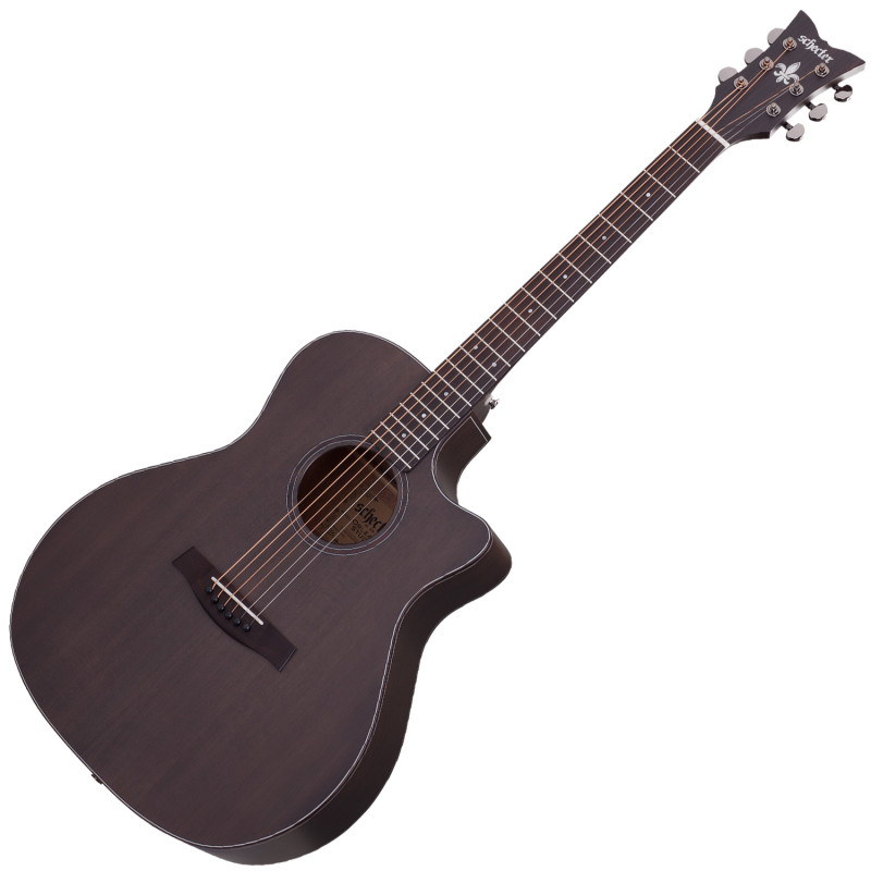 SCHECTER ORLEANS STUDIO AC SSTBLK Акустическая гитара с датчиком
