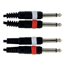 Інсертний кабель GEWA Basic Line 2x Mono Jack 6,3 мм/2x Mono Jack 6,3 мм (3 м)