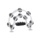 Тамбурин GEWA Jingle wreath Half moon 20 jingles White