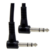 Патч-кабель GEWA Basic Line Angled Stereo Jack 6,3 мм/Stereo Jack 6,3 мм (0,3 м, 6 шт)