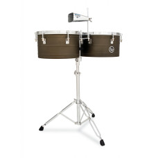 Тимбалес с ковбелом Latin Percussion Matador M258 Antique Coat Steel (14