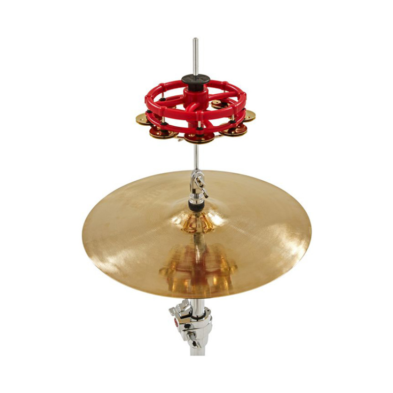 Тамбурин для хай-хета Latin Percussion Click Hi-Hat LP193 Steel