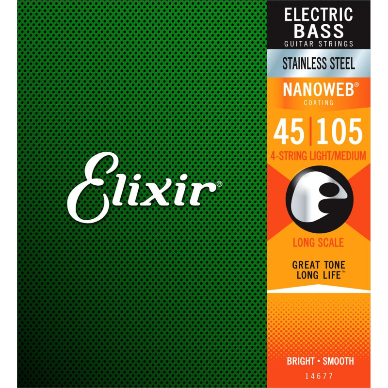 ELIXIR 14677 4S LM SS Струни для бас-гітари
