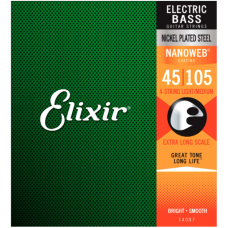 ELIXIR 14087 4S LM XL Струни для бас-гітари