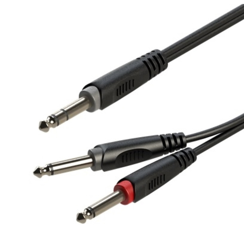 Готовый кабель Roxtone RAYC100L6, 2х1x0.14 кв. мм, вн. диаметр 4x8 мм, 6 м