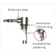 Роз'єм Roxtone RMJ3RPX-NN Jack 3,5 (stereo) кутовий