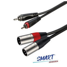 Готовий аудіокабель Roxtone SACC190L3, 2х1x0.14 кв. мм, вн. діаметр 4x8 мм, 3 м