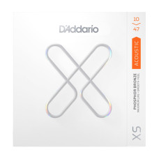 D’ADDARIO XSAPB1047 XS PHOSPHOR BRONZE EXTRA LIGHT (10-47) Струны для акустической гитары