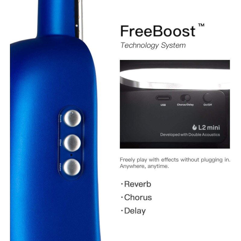 LAVA MUSIC U23 Freeboost Blue Soprano Укулеле сопрано