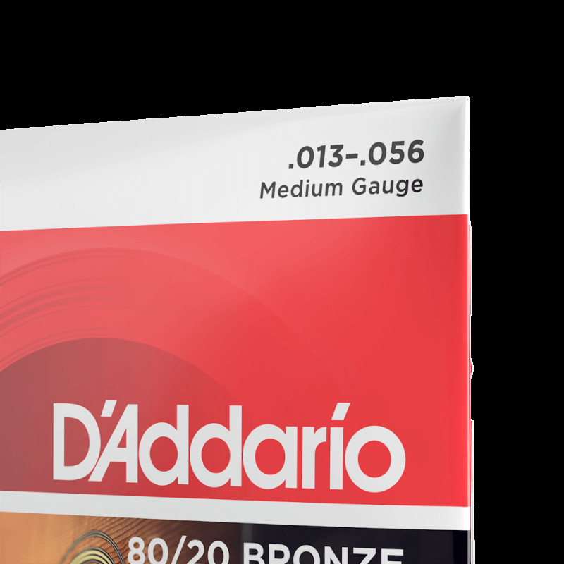 D‘ADDARIO EJ12 80/20 BRONZE MEDIUM (13-56) Струни для акустичної гітари