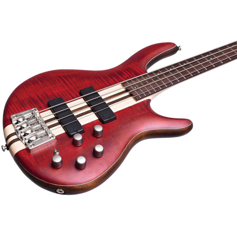 CORT A4 Plus FMMH (Open Pore Black Cherry) Бас-гітара