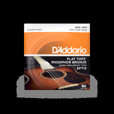 D‘ADDARIO EFT15 FLAT TOPS PHOSPHOR BRONZE EXTRA LIGHT (10-47) Струни для акустичної гітари