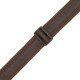 LEVY'S MC2CG-BRN-DBR Cotton Combo Guitar Strap – Brown Cotton with Dark Brown Leather Strip Ремінь для гітари