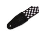 LEVY'S MP-28 PRINT SERIES GUITAR STRAP (BLACK AND WHITE CHECKERS) Ремінь для гітари
