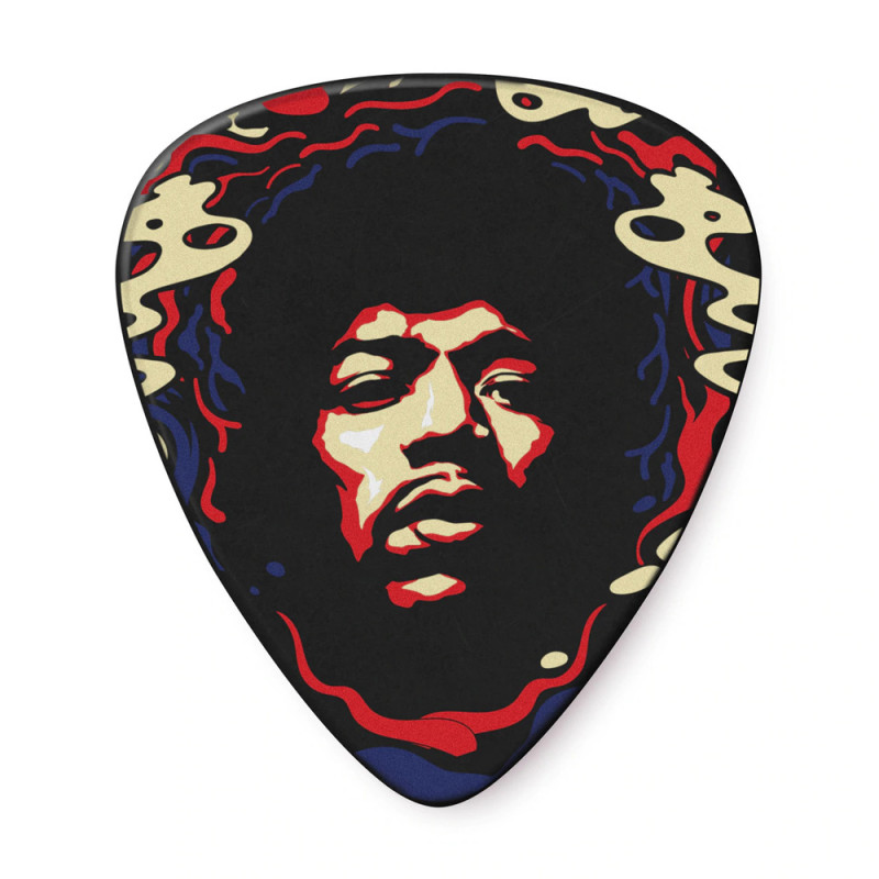 DUNLOP JIMI HENDRIX '69 PSYCH SERIES STAR HAZE GUITAR PICK (HEAVY) Медіатори