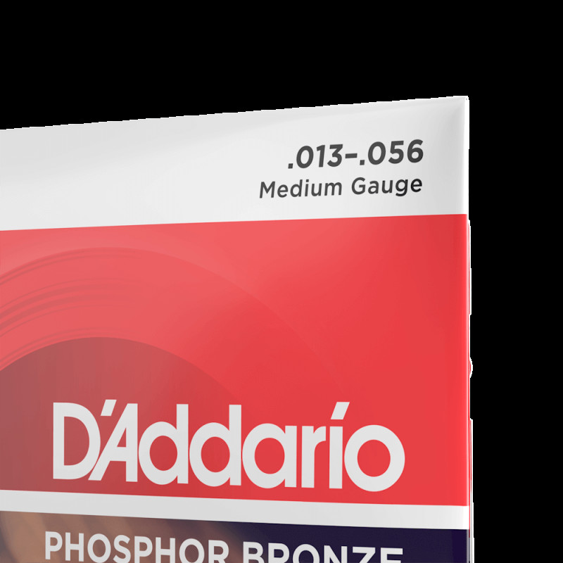 D‘ADDARIO EJ17 PHOSPHOR BRONZE MEDIUM (13-56) Струни для акустичної гітари