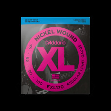 D‘ADDARIO EXL170 XL NICKEL WOUND BASS REGULAR LIGHT (45-100) Струни для бас-гітари