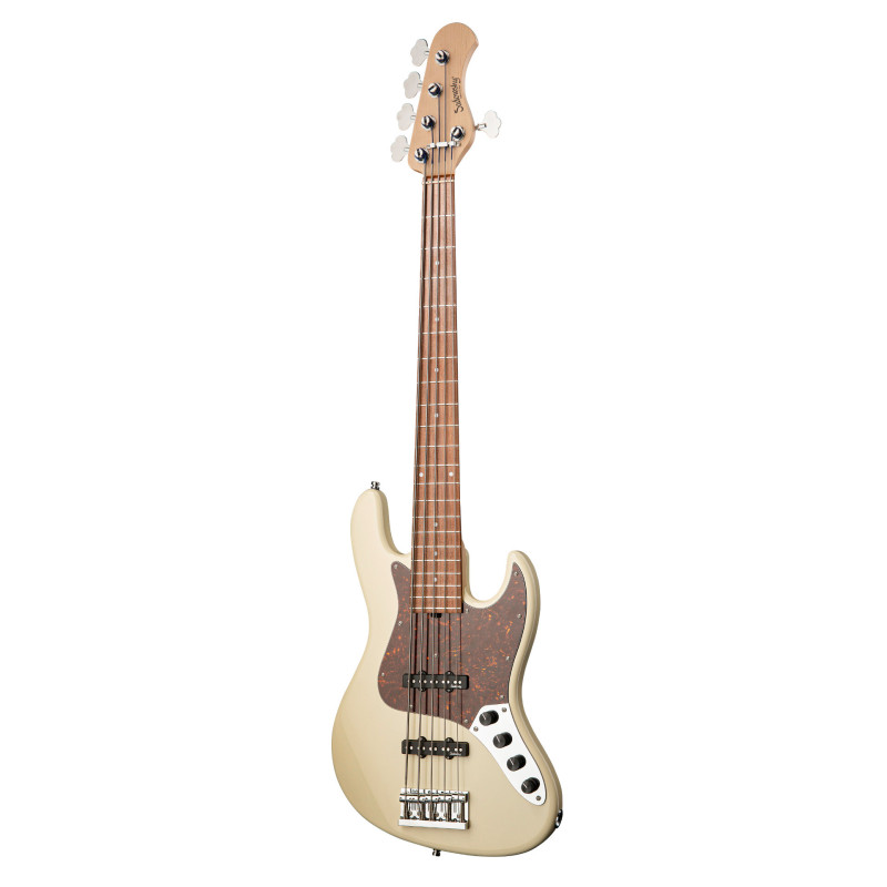 SADOWSKY MetroLine 21-Fret Vintage J/J Bass, Alder, 5-String (Solid Olympic White High Polish) Бас-гітара