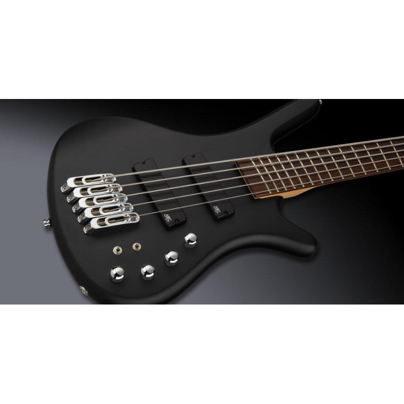 WARWICK RockBass Corvette Multiscale, 5-String (Solid Black Satin) Бас-гітара