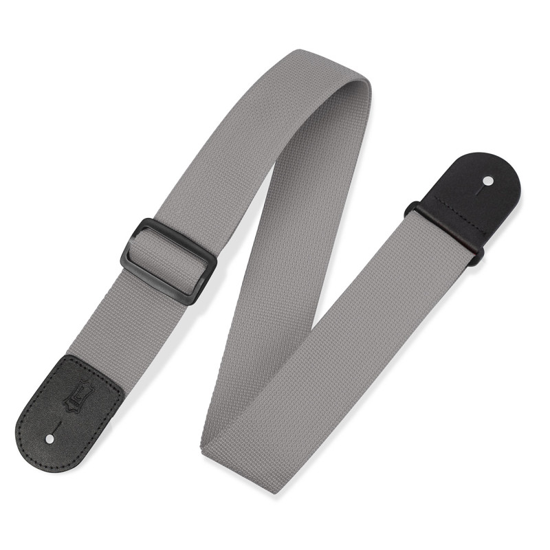 LEVY'S M8POLY-GRY CLASSICS SERIES POLYPROPYLENE GUITAR STRAP (GREY) Ремінь для гітари