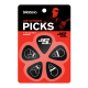 D'ADDARIO JOE SATRIANI SIGNATURE GUITAR PICKS, BLACK (Heavy Gauge)