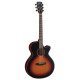 CORT SFX-E (3-Tone Sunburst Satin) Акустична гітара