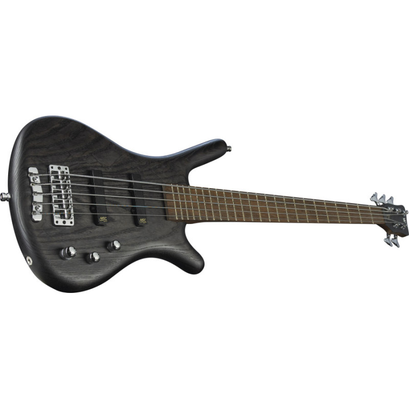 WARWICK Teambuilt Pro Series Corvette Ash, 5-String, A/A, (Nirvana Black Transparent Satin) Бас-гітара