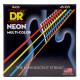 DR STRINGS NEON Multi-Color Bass - Medium (45-105) Струни для бас-гітари