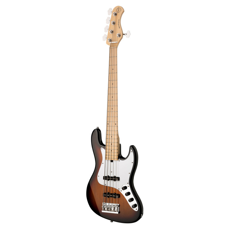 SADOWSKY MetroExpress 21-Fret Vintage J/J Bass, Maple, 5-String (Tobacco Burst) Бас-гітара