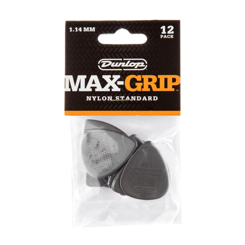 DUNLOP MAX-GRIP NYLON STANDARD PICK 1.14MM Медіатори